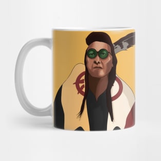 Native American Chief Joseph GTA Style Watercolor Art Mug